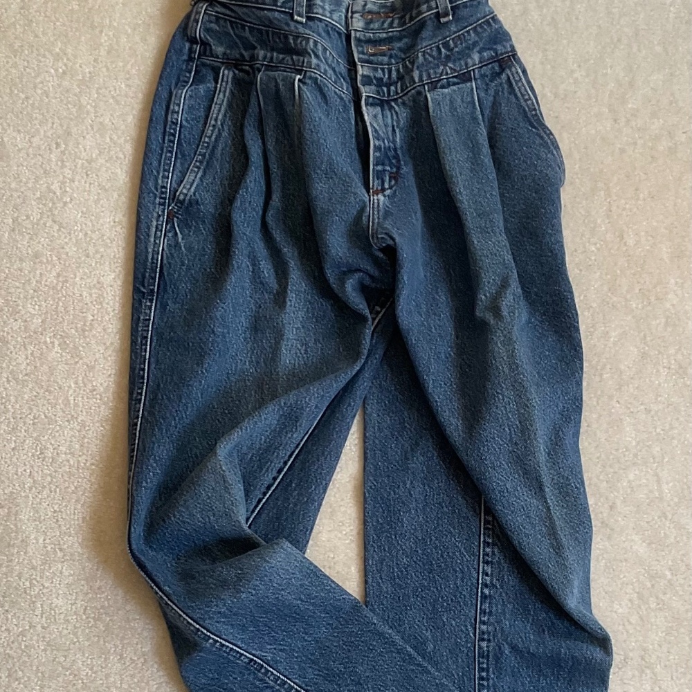Lee yolked front Navy denim jeans 10